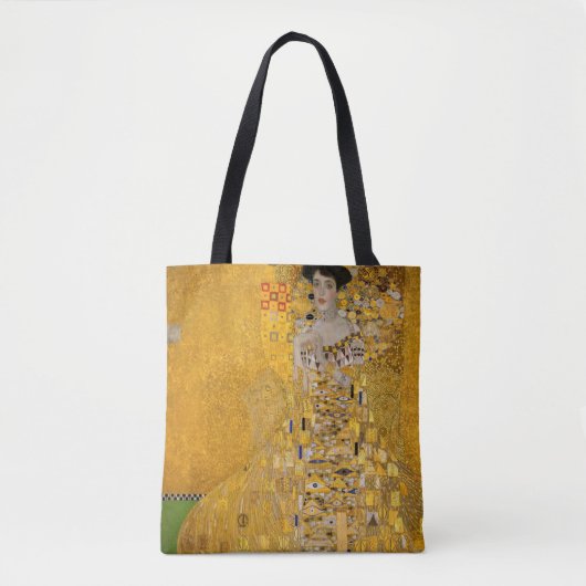 Gustav Klimt - Portret van Adele Bloch-Bauer I Tote Bag (Voorkant)