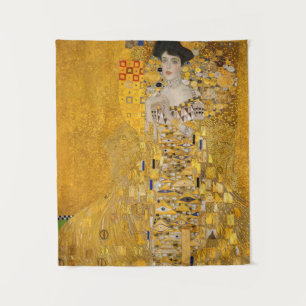 Gustav Klimt - Portret van Adele Bloch-Bauer I Wandkleed