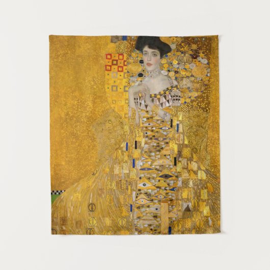 Gustav Klimt - Portret van Adele Bloch-Bauer I Wandkleed (Voorkant)