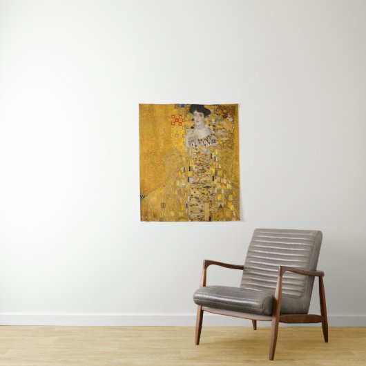 Gustav Klimt - Portret van Adele Bloch-Bauer I Wandkleed (In situ)