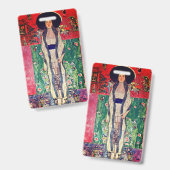 Gustav Klimt Portret van Adele Bloch-Bauer II Badge (Voor- en achterkant)