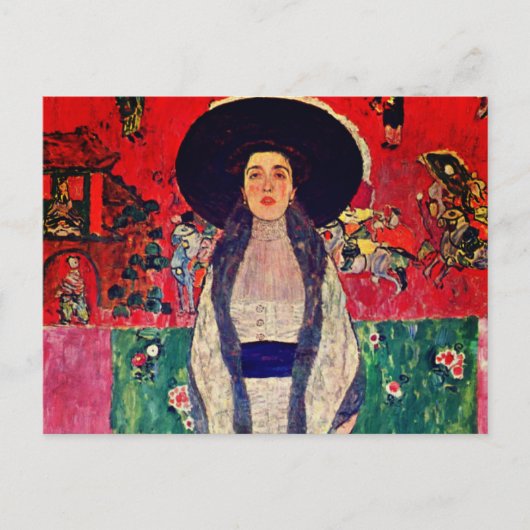 Gustav Klimt Portret van Adele Bloch-Bauer II Briefkaart (Voorkant)