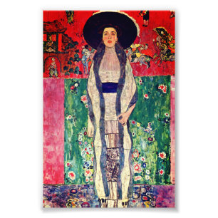 Gustav Klimt Portret van Adele Bloch-Bauer II Foto Afdruk