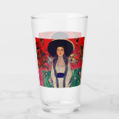 Gustav Klimt Portret van Adele Bloch-Bauer II Glas (Achterkant)