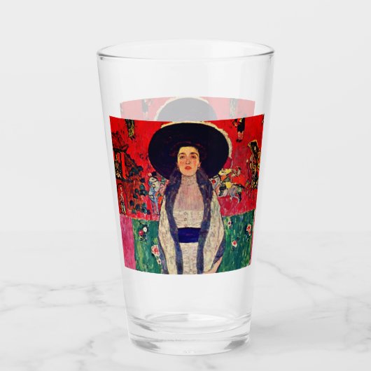 Gustav Klimt Portret van Adele Bloch-Bauer II Glas (Voorkant)