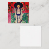 Gustav Klimt Portret van Adele Bloch-Bauer II Informatiekaartje (Voorkant / Achterkant)