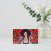 Gustav Klimt Portret van Adele Bloch-Bauer II Informatiekaartje (Staand voorkant)