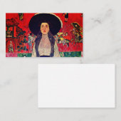 Gustav Klimt Portret van Adele Bloch-Bauer II Informatiekaartje (Voorkant / Achterkant)