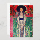 Gustav Klimt Portret van Adele Bloch-Bauer II Kaart (Voorkant / Achterkant)