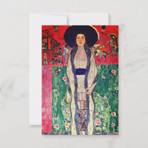 Gustav Klimt Portret van Adele Bloch-Bauer II Kaart