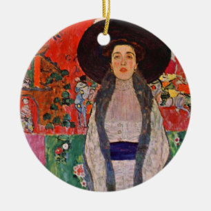 Gustav Klimt Portret van Adele Bloch-Bauer II Keramisch Ornament