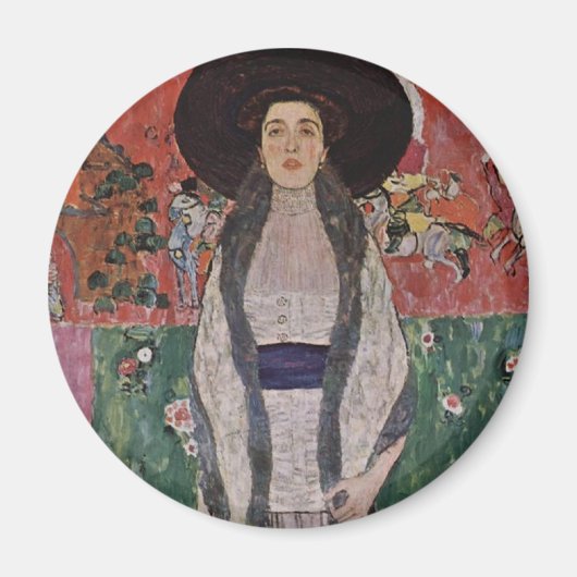 Gustav Klimt Portret van Adele Bloch-Bauer II Magneet (Voorkant)