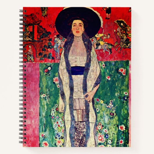 Gustav Klimt Portret van Adele Bloch-Bauer II Notitieboek (Voorkant)