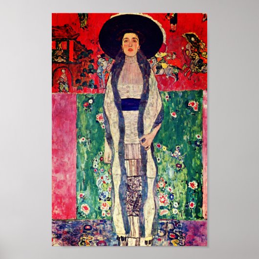 Gustav Klimt Portret van Adele Bloch-Bauer II Poster (Voorkant)