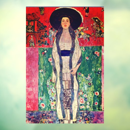 Gustav Klimt Portret van Adele Bloch-Bauer II Raamsticker (Vel 3)