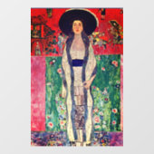 Gustav Klimt Portret van Adele Bloch-Bauer II Raamsticker (Vel)