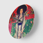Gustav Klimt Portret van Adele Bloch-Bauer II Ronde Klok (Hoek)
