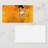 Gustav Klimt Portret van Adele Bloch Bauer Informatiekaartje (Voorkant / Achterkant)