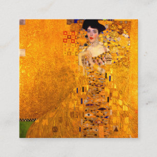 Gustav Klimt Portret van Adele Bloch Bauer Informatiekaartje