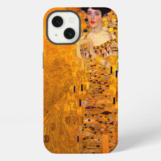 Gustav Klimt Portret van Adele Bloch Bauer iPhone Hoesje (Achterkant)