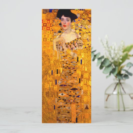 Gustav Klimt Portret van Adele Bloch Bauer Kaart (Staand voorkant)