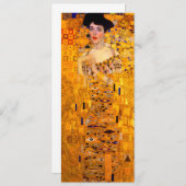 Gustav Klimt Portret van Adele Bloch Bauer Kaart (Voorkant / Achterkant)