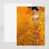 Gustav Klimt Portret van Adele Bloch Bauer Kaart (Voorkant / Achterkant)