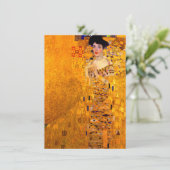 Gustav Klimt Portret van Adele Bloch Bauer Kaart (Staand voorkant)