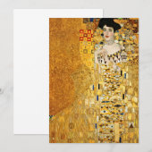 Gustav Klimt - portret van Adele Bloch Bauer Kaart (Voorkant / Achterkant)
