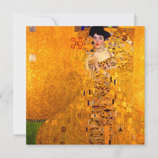 Gustav Klimt Portret van Adele Bloch Bauer Kaart (Voorkant)