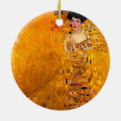 Gustav Klimt Portret van Adele Bloch Bauer Keramisch Ornament (Achterkant)