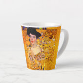 Gustav Klimt Portret van Adele Bloch Bauer Latte Mok (Rechterhoek)