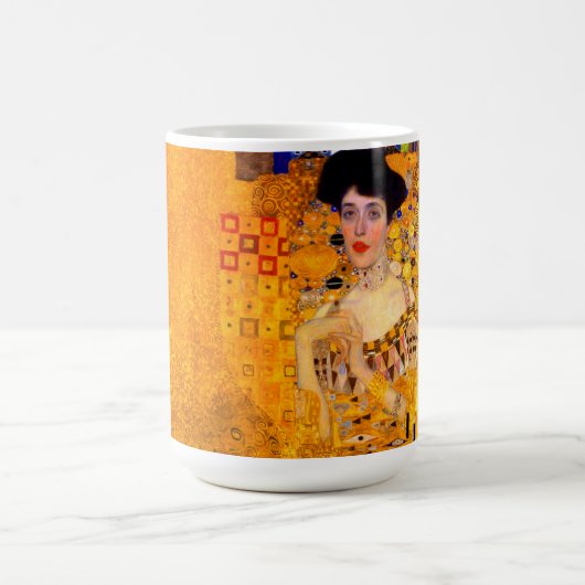 Gustav Klimt Portret van Adele Bloch Bauer Magische Mok (Midden)