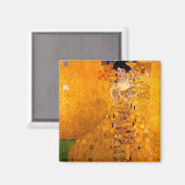 Gustav Klimt Portret van Adele Bloch Bauer Magneet (Voorkant / Achterkant)