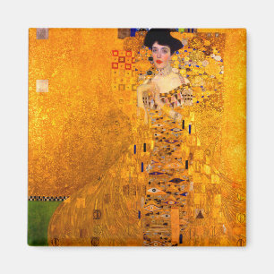 Gustav Klimt Portret van Adele Bloch Bauer Magneet