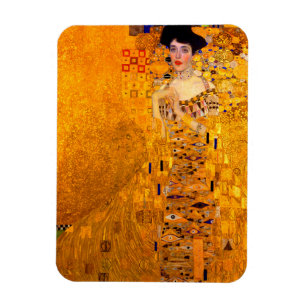 Gustav Klimt Portret van Adele Bloch Bauer Magneet