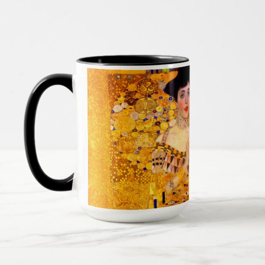 Gustav Klimt Portret van Adele Bloch Bauer Mok (Links)