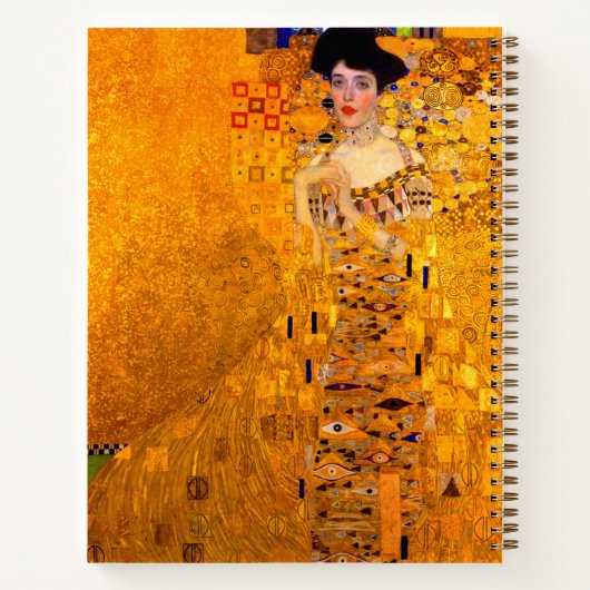 Gustav Klimt Portret van Adele Bloch Bauer Notitieboek (Achterkant)