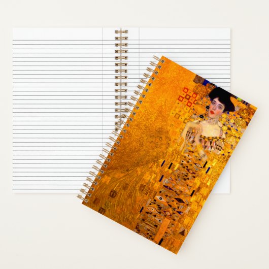 Gustav Klimt Portret van Adele Bloch Bauer Notitieboek (Binnen)