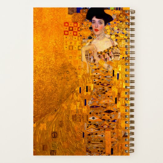 Gustav Klimt Portret van Adele Bloch Bauer Notitieboek (Achterkant)