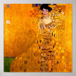 Gustav Klimt Portret van Adele Bloch Bauer Poster