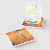 Gustav Klimt Portret van Adele Bloch Bauer Stenen Onderzetter (Zijkant)