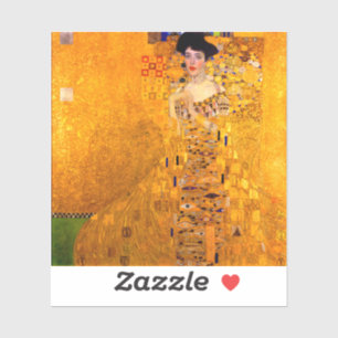 Gustav Klimt Portret van Adele Bloch Bauer Sticker