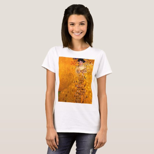 Gustav Klimt Portret van Adele Bloch Bauer T-shirt (Voorkant volledig)