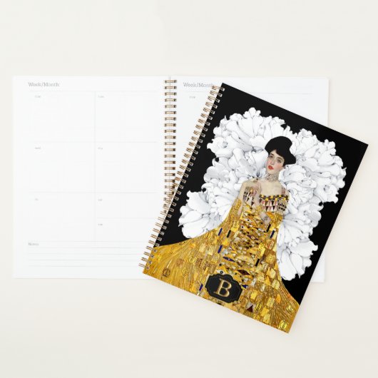 GUSTAV KLIMT-PORTRET VAN ADELE BLOCH MONOGRAMMEN PLANNER (Display)