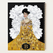 GUSTAV KLIMT-PORTRET VAN ADELE BLOCH MONOGRAMMEN PLANNER (Achterkant)