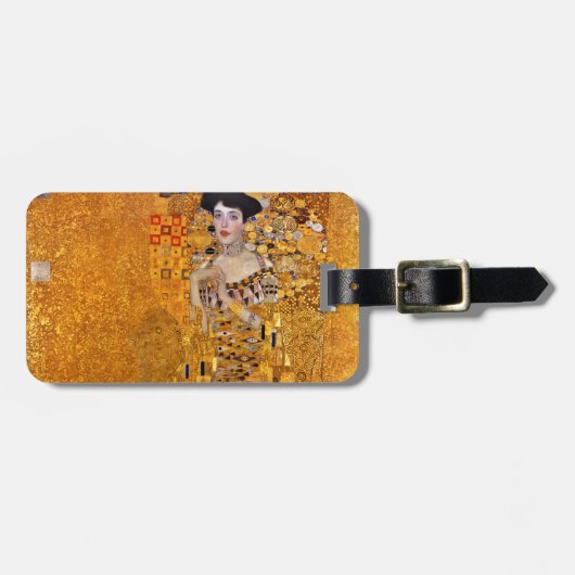 Gustav Klimt Portret van Adele GalleryHD Bagagelabel (Voorkant horizontaal)