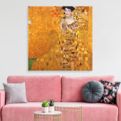 Gustav Klimt Portret van Adele GalleryHD Canvas Afdruk (Insitu (Woonkamer))