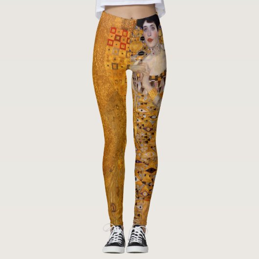 Gustav Klimt Portret van Adele GalleryHD  Leggings (Voorkant)