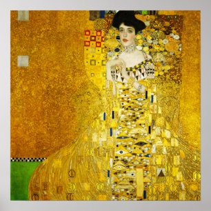 Gustav Klimt Portret van Adele Poster
